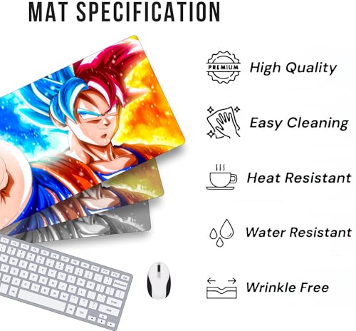 Image of Extra Large Non-Slip Gaming Mouse Pad (23x11.5 in) - Extended Desktop Mat for Computer Keyboard and Mouse (13-KEYPAD)