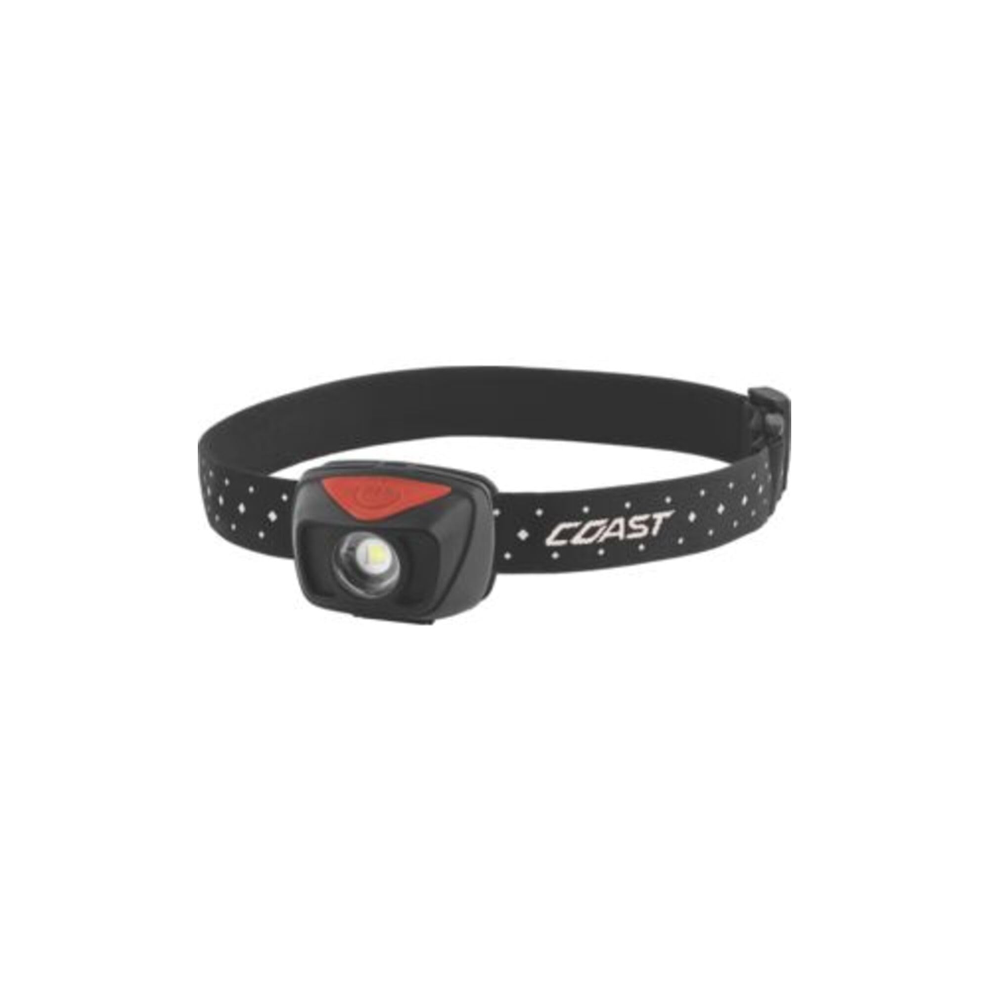 Lampe frontale Coast Polysteel 30415 pour éclairer sous la pluie battante