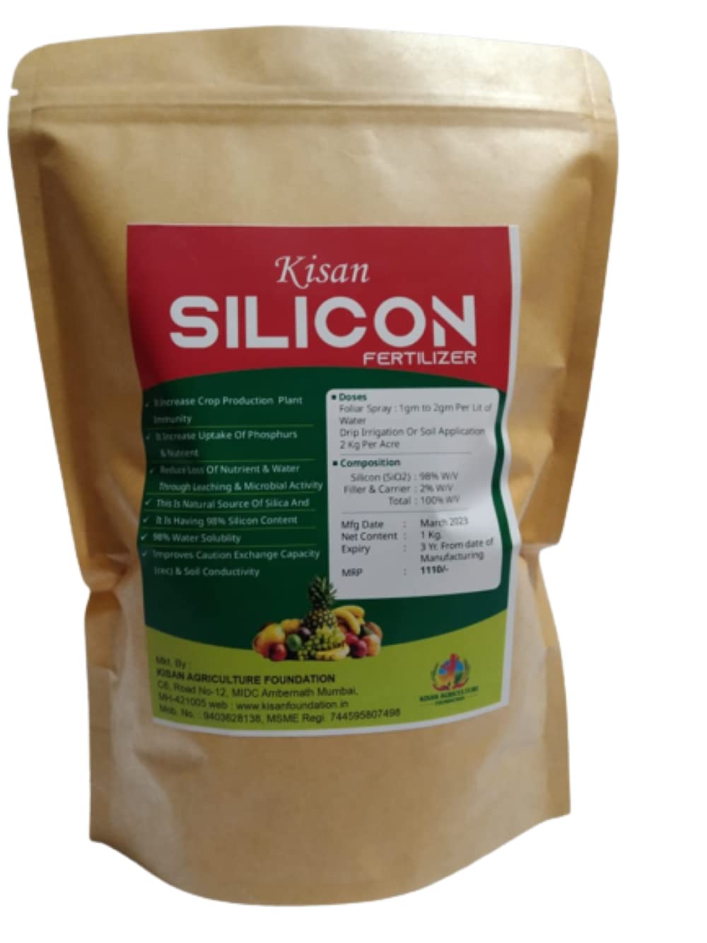 Silicon Energy For All Plant Soil Booster | Plant Fertilizer for Potted Plant | Plant Growth Enhancer | Soil Conditioner | Improve Plant Root System (3 kg) (B0CMLHNT64) Amazon Price History, Amazon Price Tracker