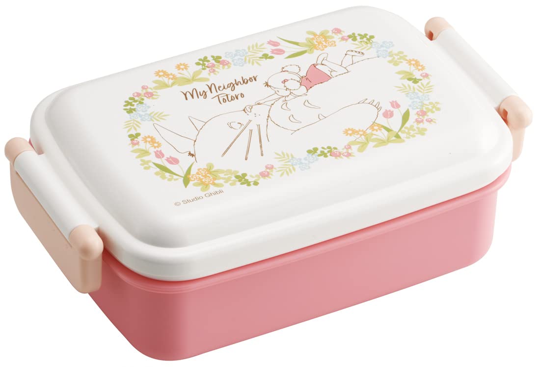 Skater RBF3ANAG-A Children's Bento Box, 15.2 fl oz (450 ml), Fluffy Dome-Shaped Lid, 1-Tier Lunch Box, Made in Japan, Ghibli Totoro Mei : Home & Kitchen