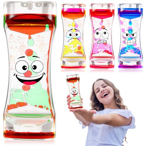 4 Pcs Liquid Motion Emotion Bottles