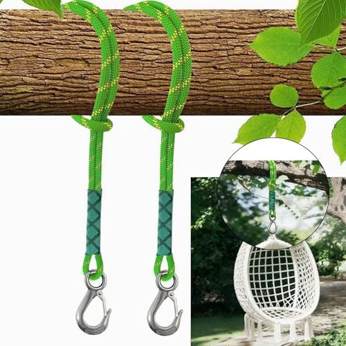 Heavy Duty Tree Swing Ropes Kit & Hammock Tree Straps Hanging Kit...