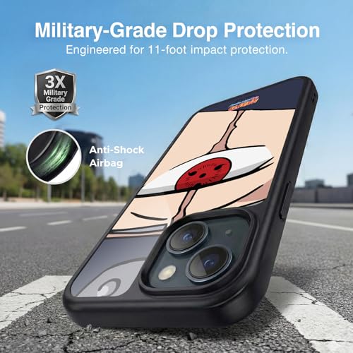 Coque iPhone 15 Naruto design Kakashi finition haut de gamme - 3