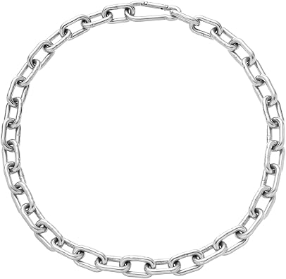 Mens Heavy Duty Quee Goth Grunge Chunky Necklaces Punk Stainless Steel Alternative Industrial Collar Choker Link Chain For Women Jewelry