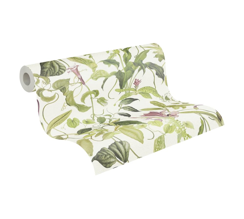 Papier peint mat finement structuré Michalsky 379881 Flore Tropicale