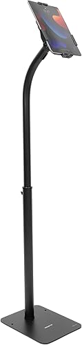 Mount-It! Soporte universal para quiosco para tableta, soporte antirrobo para tableta con cerradura para uso comercial y minorista  Ajuste universal