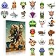 Tung Tung Tung Sahur Adventskalender, 24 Tage Tung Tung Tung Sahur Figur, Tralalero Tralala Figur Spielzeug, Tung Tung Tung Sahur Adventskalender, Countdown Kalender Sammlung Dekoration
