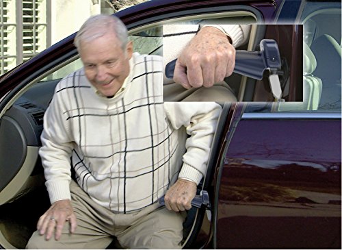 Emson Car Cane 3 in 1 Mobility Aid, Blue - Thumbnail 3