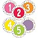 Carson Dellosa – Hello Sunshine Student Numbers Colorful Cut-Outs, Classroom Décor, 35 Pieces