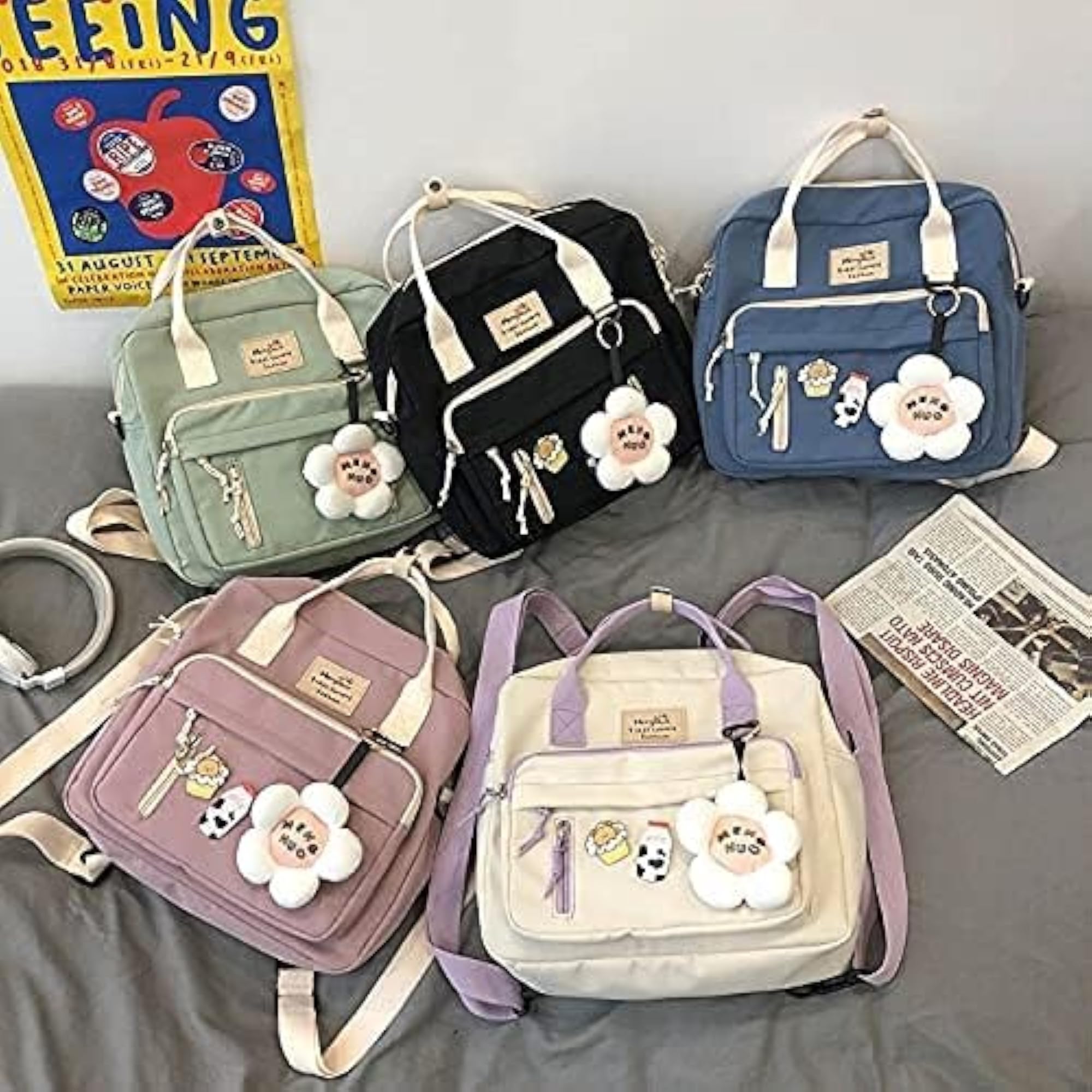 Kawaii School Supplies Laptop Bookbag