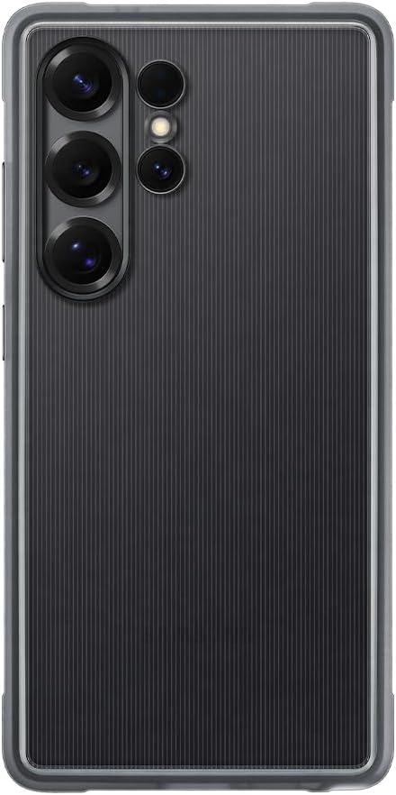 SAMSUNG Galaxy S25 Ultra Flipsuit Rugged Phone Case, Protective Cover, Shockproof, Durable Design, Included Interactive Card Syncs with Screen, International Version EF-JS938CBEGWW - (Black)