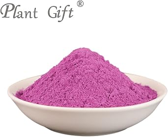 Plant Gift 100% Pure Purple Potato Powder 紫薯粉, For Baking 100g/3.25oz | Natural Meal Powder. Non-GMO. No Fillers Or Additives. Fine Ground, Sweet Flavor. For Smoothies, Yogurt & Drinks.