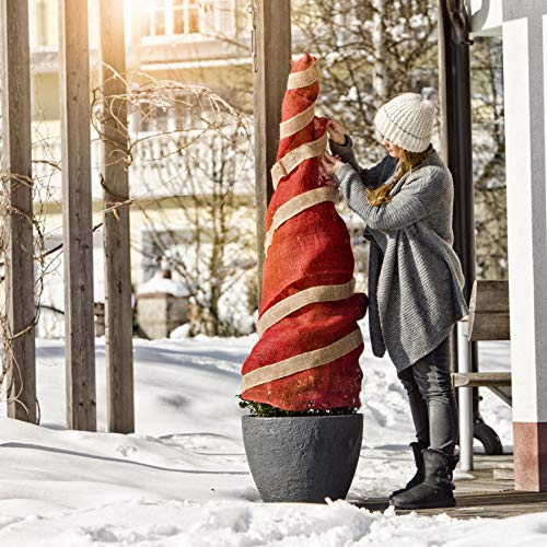 Windhager Jute wikkelstrips jute jute jute band jute wikkelstrip decoratieve band, 10 cm x 25 m, naturel, 06439 - Image 5