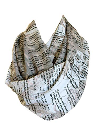 Etwoa Homer Ilyada and Odyssey Book Quotes Infinity Scarf Circle Loop Scarf2