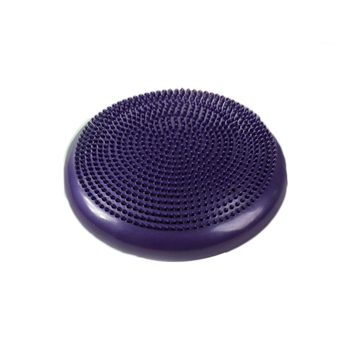 Cuscino di Equilibrio Gonfiabile Porpora in Pvc Pompa Manuale | Disco Wobble per Adulti e Ragazzo Ragazza, Aiuta a Migliorare Bilanciamento e Supporto Lombare