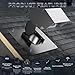 4 Inch Roof Vent Cap Bathroom Exhaust Roof Vent with Damper & Sealed Screen, Removable Ventilation System for Dryer with Bottom Extension Pipe, Black Surface Coating, Waterproof (4 inch)