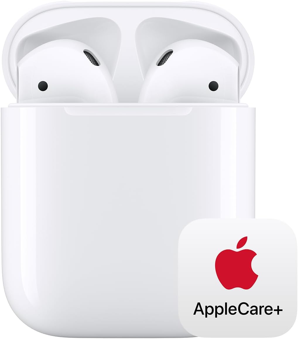 AirPods (2nd Generation) Wireless Earbuds with Lightning Charging Case with AppleCare+ (2 Years)