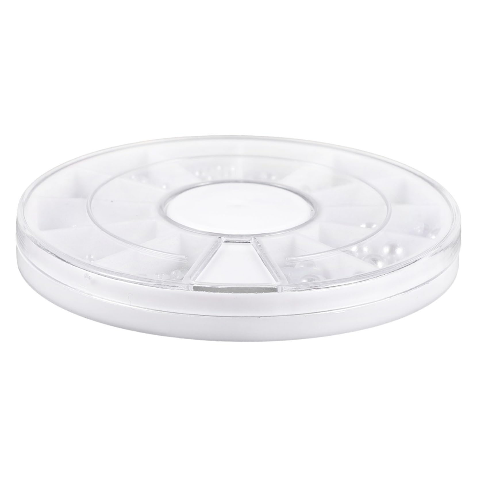 PLAFOPE Elegant Nail Decor Flat Back Pearl Cabochons Mixed Sizes 200pcs/box for DIY