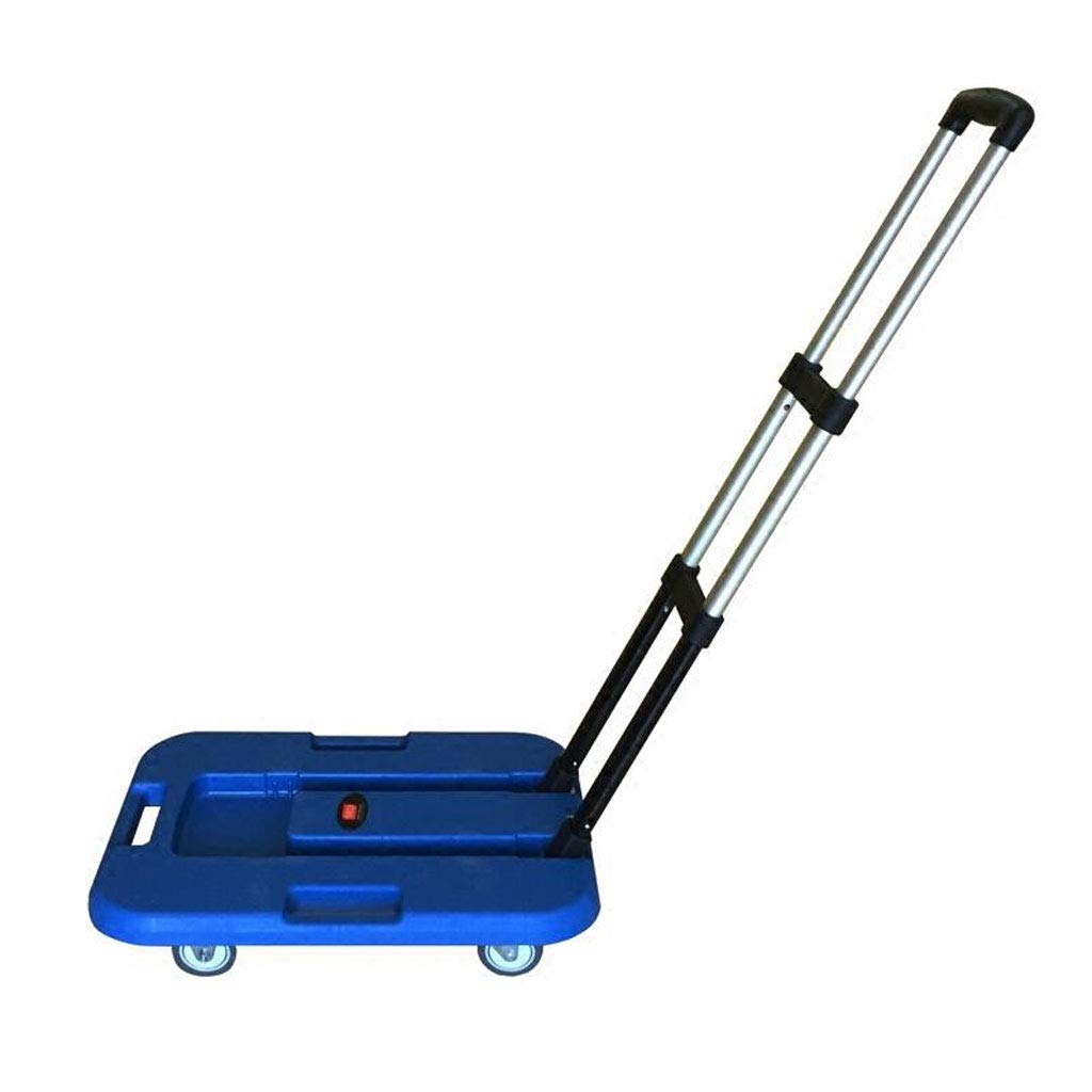 Karren, Plattformwagen, Trolley, Kleiner Karren, Ziehwagen, zusammenklappbar, tragbarer Haushaltswagen, Mini-Auto