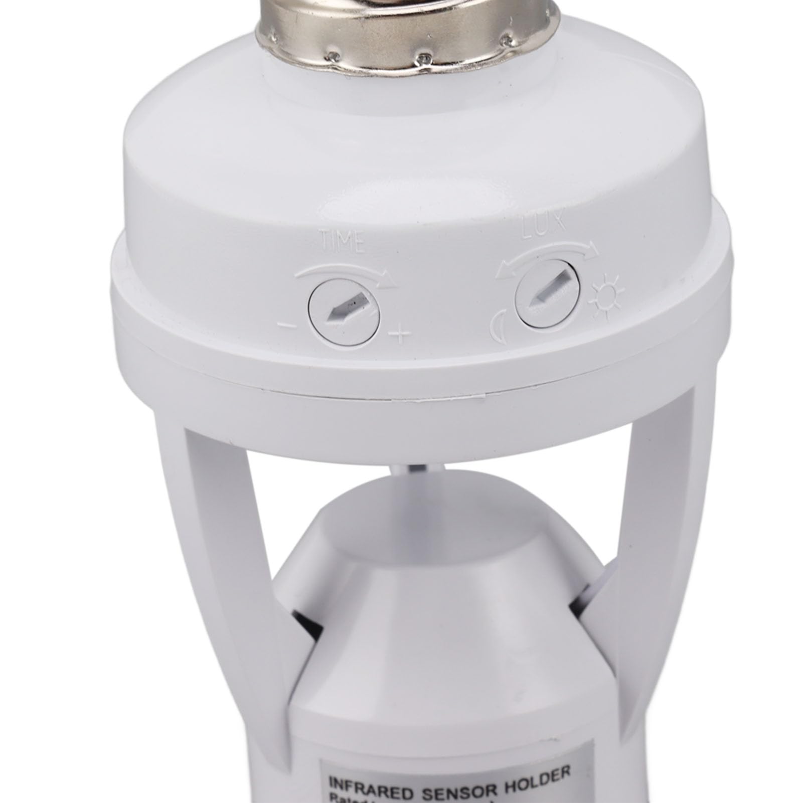 Gniazdo światła czujnika ruchu, ruch Pir E27 Śruba żarówka Adapter Aktywowane Światło Światło, Automatyczne na wyłączeniu Bezpieczeństwo Bulnia Gniazdo żarówka do ganku, garażu