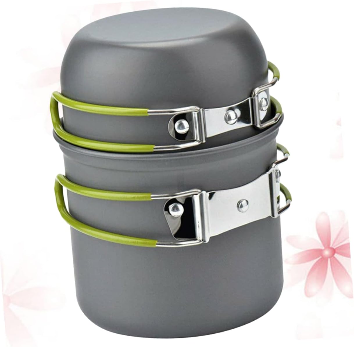 Outdoor Camping Cooking Pot Non-Stick Frying Pan Portable Teapot Cooking Tool Set Camping Pot Accessories Aluminum Alloy Lightweight