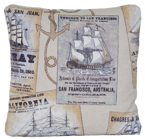 nautica navi design decorative Pillow case American vintage barca cuscino