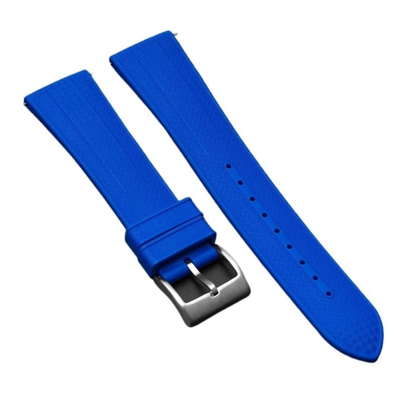 Sangle de montre sport et bureau avec son motif tissé carré chic