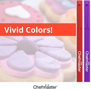 Chefmaster - Food Decorating Pens - Edible Markers - 10 Pack - Dual-Tipped Pens, Fade-Resistant Color, Easily Decorate Desserts - Made in the USA