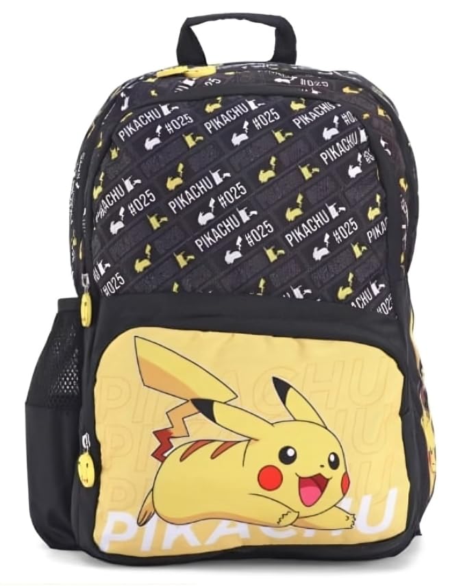 Image of STRIDERS Pokemon School Bag for Kids | Spacious Durable Rolling Backpack | Padded Comfortable Straps & Fun Design | Ideal for School Travel & Play
