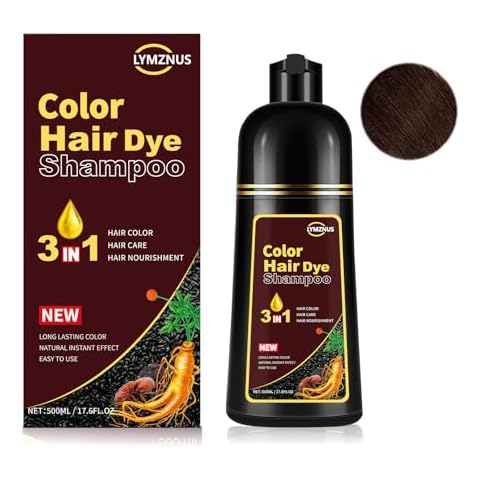 Lymznus Dark Chocolate Hair Dye Shampoo Cover