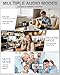PQRQP 3 in 1 Professional Wireless Lavalier Microphone for iPhone, Android, Camera, Wireless Mini Microphones, Crystal Clear Sound Quality for Recording, Live Streaming, YouTube, TikTok, Elegant Black