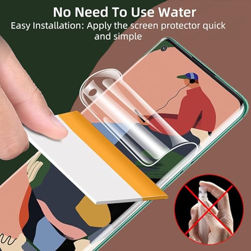 Image of Techsage Matte Screen Protector Compatible With Realme 11 Pro 5G,Edge To Edge Self Healing Unbreakable Membrane Hd Anti-Scratch Pet Tpu Film for Smartphone- Matte