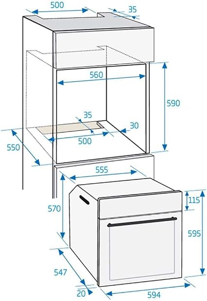 BEKO - Forno ad Incasso Multifunzione BIM 22301 X Finitura Inox da 60cm :  Amazon.it: Grandi elettrodomestici