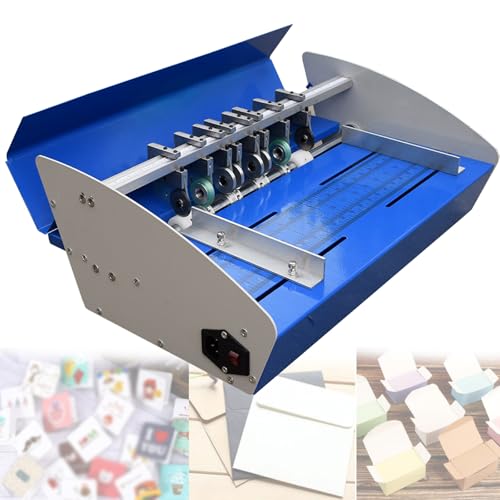 DOZPAL Máquina plegadora de Papel eléctrica de 520 mm/20,5'', 3 en 1, para Cortar, marcar y marcar Tarjetas, Fotos, Invitaciones y menús