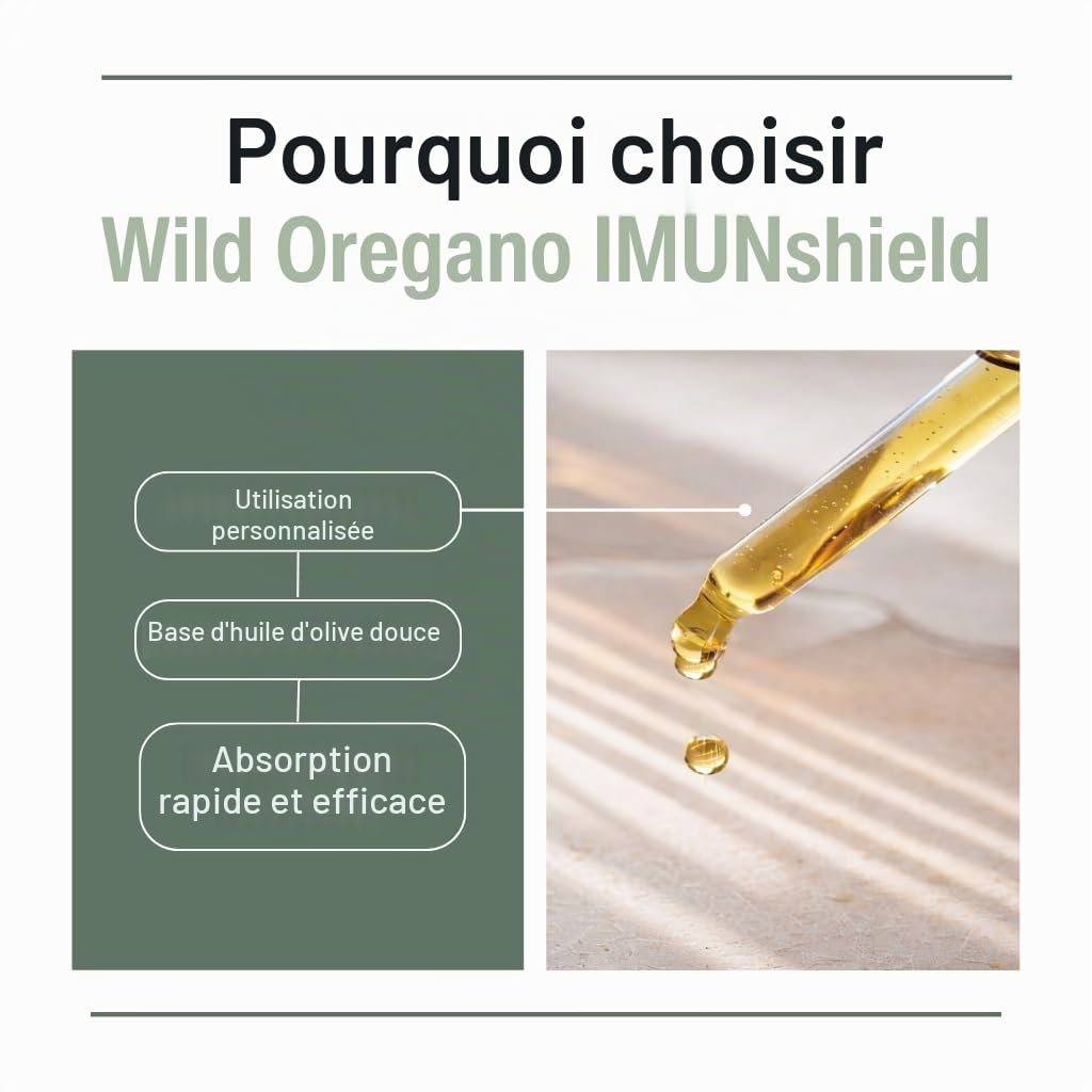 Huile d’Origan Sauvage en Gouttes – 86–90% Carvacrol – Huile d’Origan Liquide Bio – Origine Grecque – 30 ml