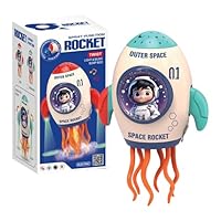 Baby Dancing Toy – Rechargeable Music Rocket Doll, LED Lights Projector, Interactive Moving Figure, Fun Festival Holiday Party Gift | Indoor Entertainment For Kids Boys Girls Family, Soothing Musical
