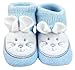 France Tendances Baby Schuhe Strickschuhe Erstlingsschuhe Mäuse das kleine Geschenk (0-3 Monate) Blau