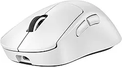Mouse Gamer Sem Fio Logitech G PRO X SUPERLIGHT 2 DEX com Tecnologia LIGHTSPEED, Design Assimétrico para Destros, 5 Botões Programáveis, Sensor Hero 2 com DPI de 44K, Recarregável - Branco