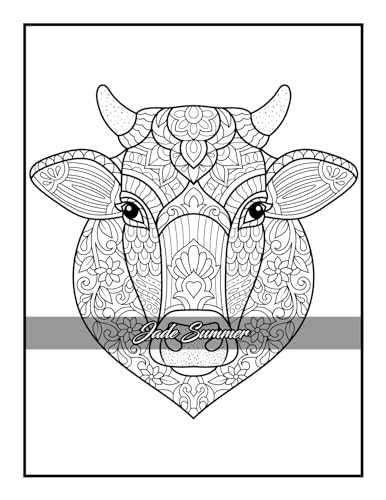 100 Animals: An Adult Coloring Book with Lions, Elephants, Owls, Horses, Dogs, Cats, and Many More! - Image 56