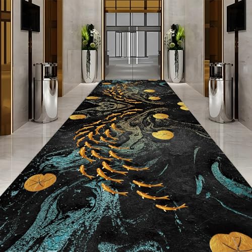 Tapis traditionnel vintage impression haute définition à envers robuste - 2