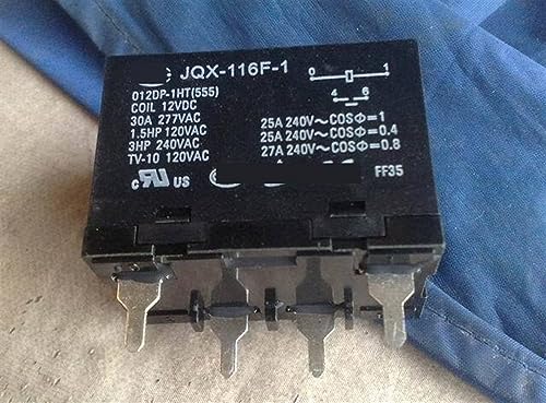 Relais 4 broches JQX-116F-1 012DP-1HT (G7L-1A-P-12V-30A) 12V 30A pour circuit imprimé