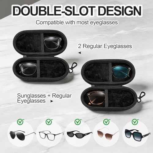 Étui de lunettes de soleil étanche double et antichoc - 6