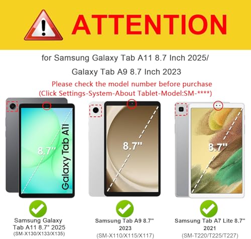 Funda para niños Samsung Galaxy Tab A11 A9 de 8.7 pulgadas con protector pantalla 2