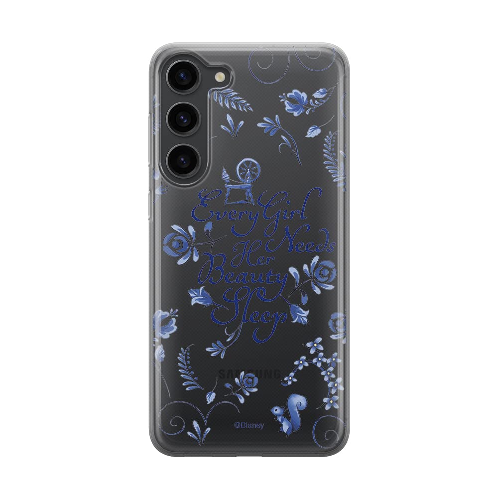 ERT GROUP mobile phone case for Samsung S23 original and officially Licensed Disney pattern Aurora 002 optimally adapted to the shape of the mobile phone, partially transparent