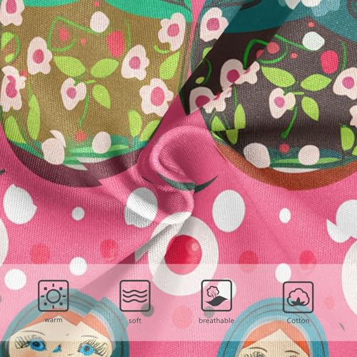 Nested Dolls Floral Motifs Toddler Girls's Underwear 2T 202c14583