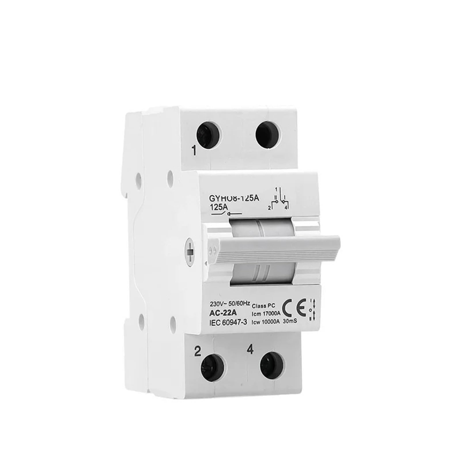 Interrupteur de sectionnement 125A pour basculer sur groupe électrogène - 4