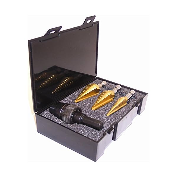Champion Cutting Tool MSDHEXSET Impact Ready Step Drill Bit Set