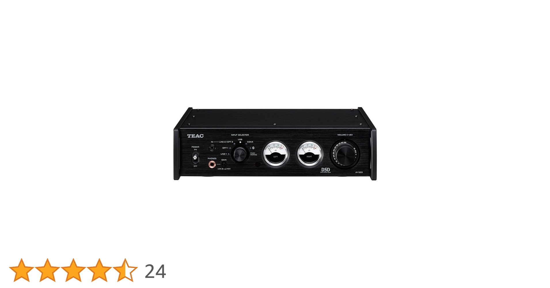 TEAC プリメインアンプ AI-503-B [ブラック] dwos6rj AI-503 | 製品トップ | TEAC - プレミアムオーディオ