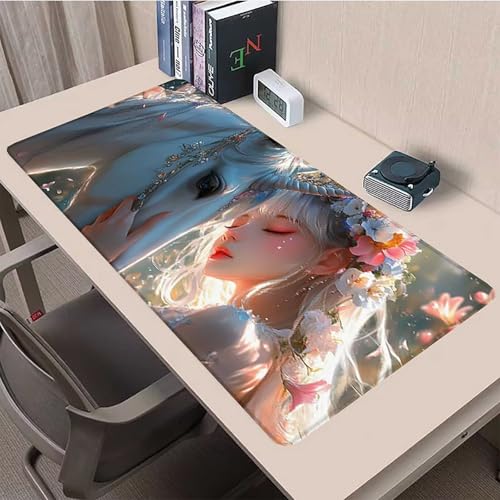 Tapis souris imperméable licorne 150x80 avec base antidérapante