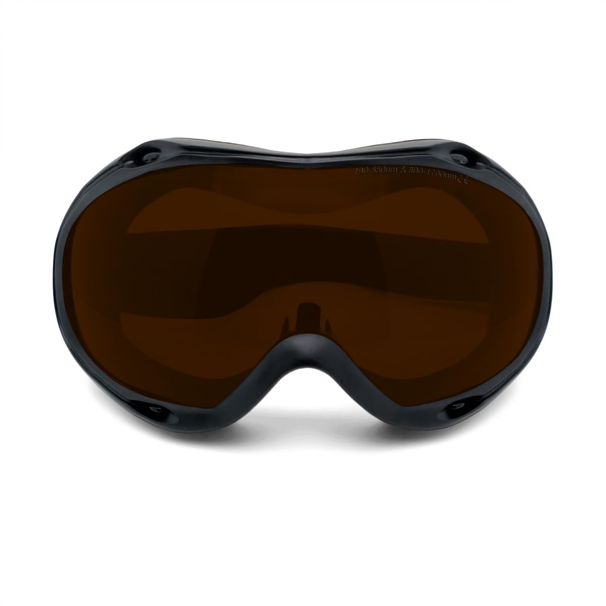 FreeMascot Gafas de seguridad profesionales OD 6+ 190nm-550nm / 800nm-1700nm de longitud de onda láser